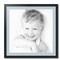 ArtToFrames 28x28" Matted Picture Frame with 24x24" Single Mat Photo Opening Framed in 1.25" Black and 2" Mat (FWM-3926-28x28)